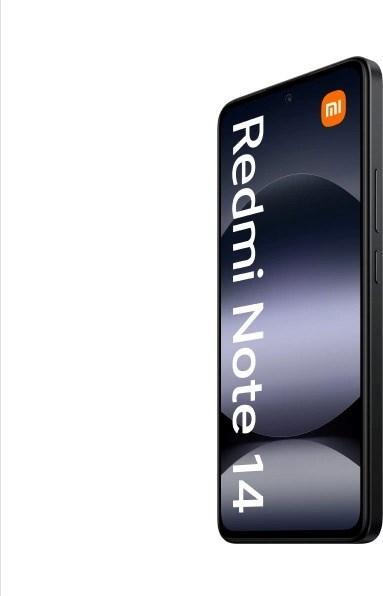 Actual product image Xiaomi Redmi Note 14 (128 GB, Midnight Black, 6.67", Hybrid Dual SIM, 108 Mpx, 4G)