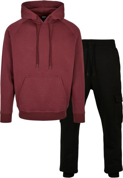 Actual product image Urban Classics Blank Hoody + Cargo Sweatpants Suit Pack (M)
