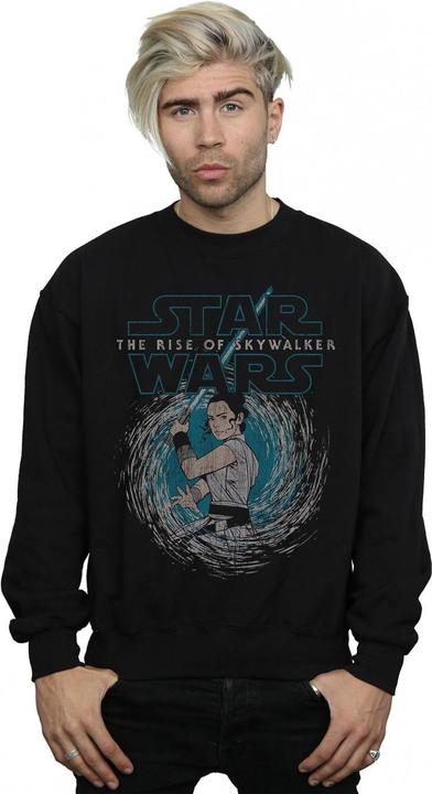 Actual product image Star Wars Mens The Rise Of Skywalker Rey Whirl Sweatshirt (XXL)