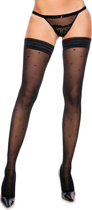 Image du produit Glamory Dotty 30 Bas autofixants, couleur noir, taille 40-42 (30 DEN, 40 - 42)
