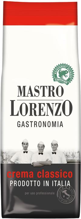 Image du produit Mastro Lorenzo Grains de café Crema Classico (1000 g, Torréfaction foncée)