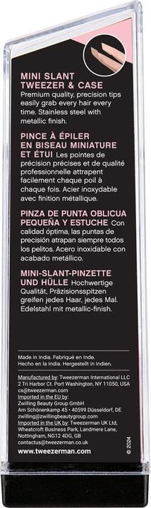 Actual product image Tweezerman Mini Slant Tweezer & Case