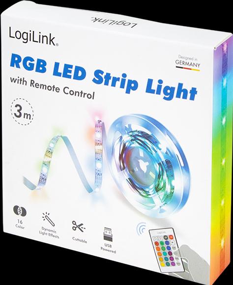 Actual product image LogiLink LED strip (RGB, 300 cm, Indoor)
