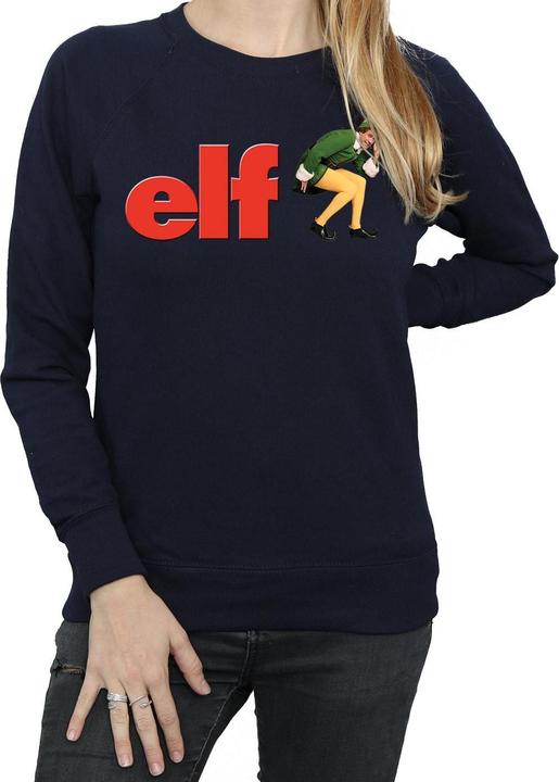 Actual product image Elf Womens/Ladies Crouching Logo Sweatshirt (S)