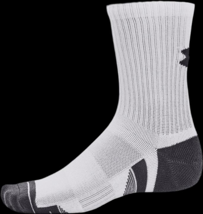 Produktbild Christina Aguilera Under Armour Performance Cotton Mid-Crew Socks White (3x) (36, 42)