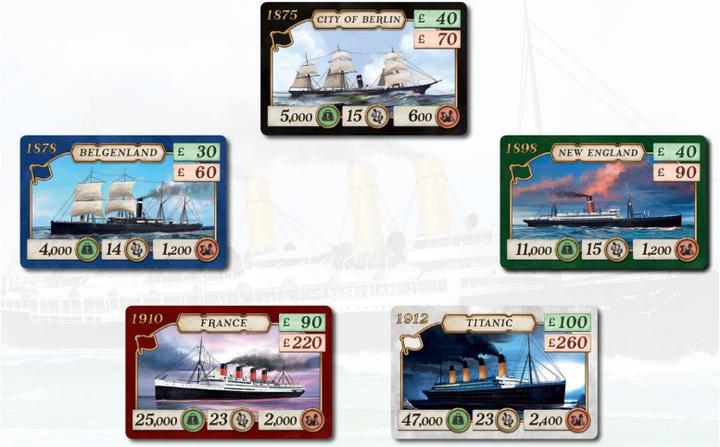 Image du produit PDV09719 - TransAtlantic, jeu de société, pour 2-4 joueurs, à partir de 12 ans (Allemand, Anglais)