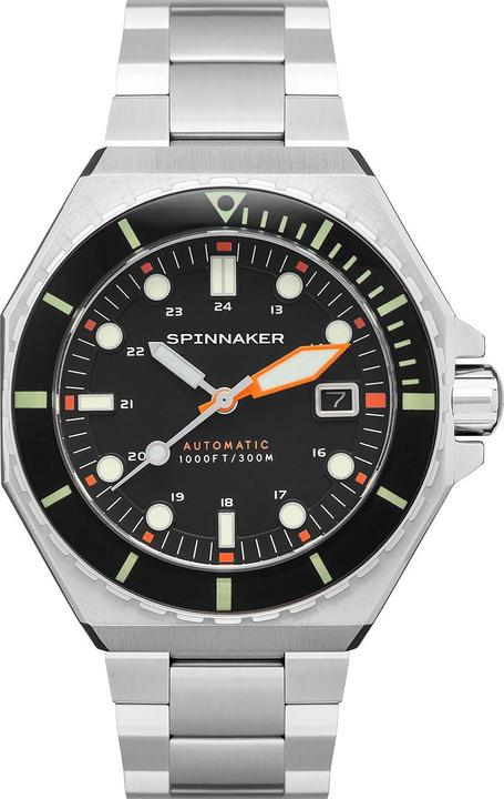 Spinnaker SP-5081-FF Dumas Automatik Herrenuhr 44mm 30ATM (Analoguhr, 44 mm)