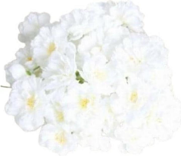 Actual product image Dekomat Artificial flower cherry blossom white (26 cm)