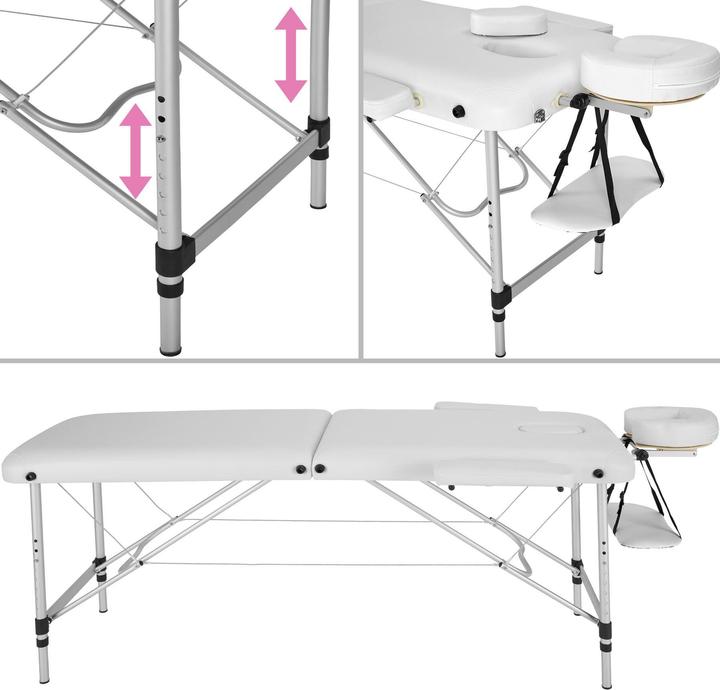 Image du produit tectake Table de massage 2 zones