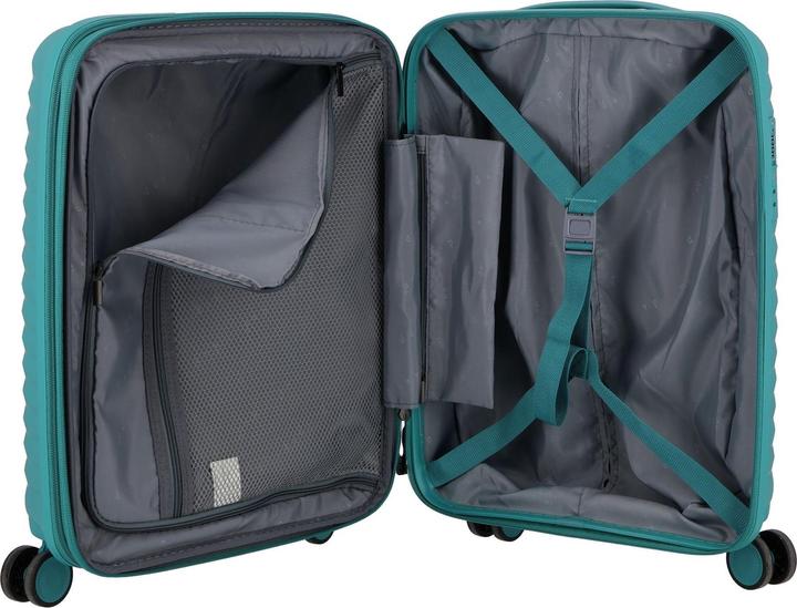 Actual product image D&N Travel Line 4500 4-wheel cabin trolley S 55 cm with stretch fold (38 l, Hand luggage (up to 50 litres))
