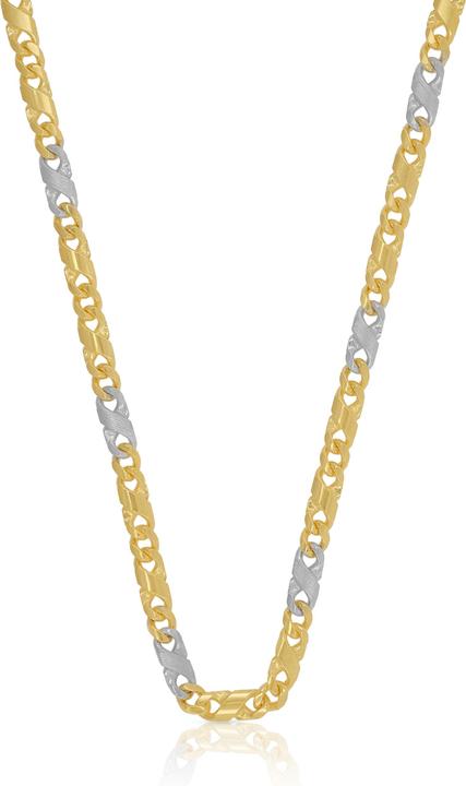 Produktbild Muau 8er-Kette (750, Weissgold, 18K Gelbgold, 42 cm)
