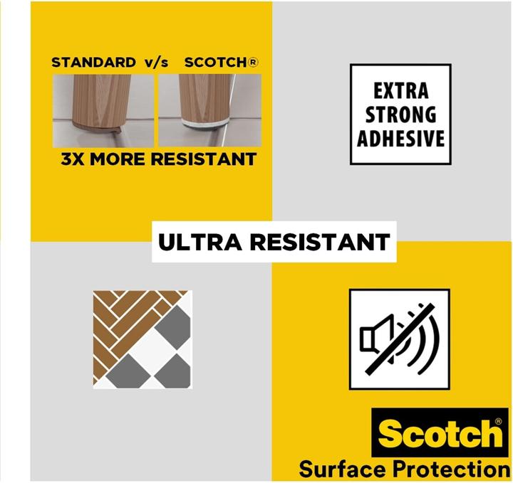 Produktbild Scotch Extrembeständige Filzpads (Filzgleiter, 1 Stück)