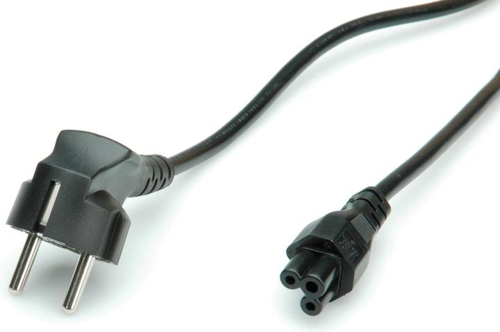 Actual product image Roline Schuko power cable angled (1.80 m)
