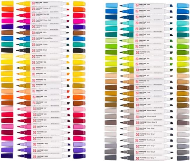 Immagine prodotto Talens Penna a punta di feltro Pantone 54 set primario (Multicolore, 3 mm)