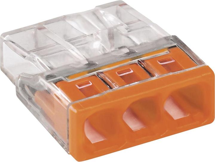 Produktbild Wago COMPACT Steckklemme, 8 x 0.5 - 2.5mm², grau, VPE 50 Stk.
