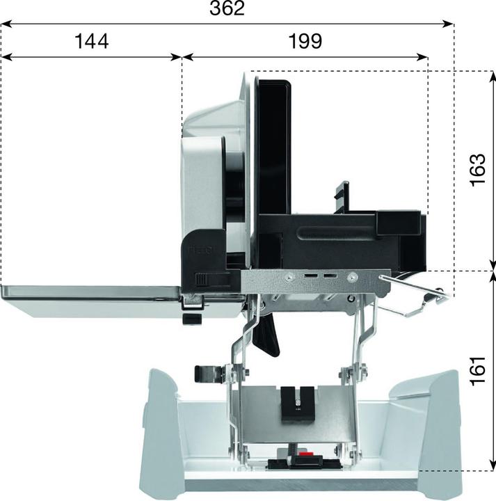 Produktbild Dr. Ritter Einbau-Allesschneider AES 52 S-300