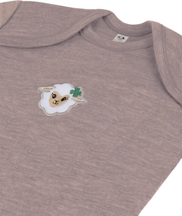 Actual product image Normani Set of 2 baby merino bodysuit short sleeves "Tauranga" - 9289 (86)