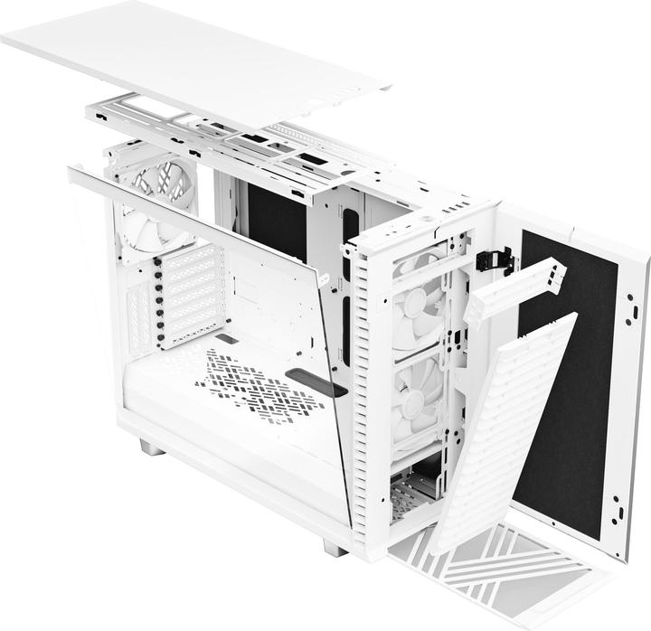 Immagine prodotto Fractal Define 7 White TG Clear Tint (mATX, Mini-ITX, ATX, E-ATX)