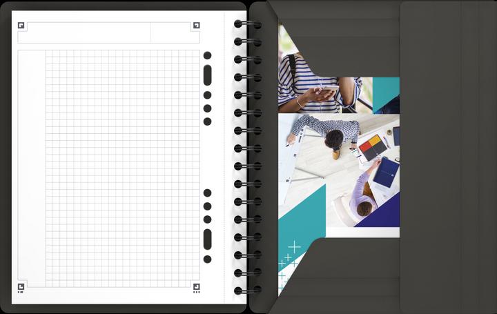 Actual product image Oxford Meetingbook (A5+, Checked, Soft cover)