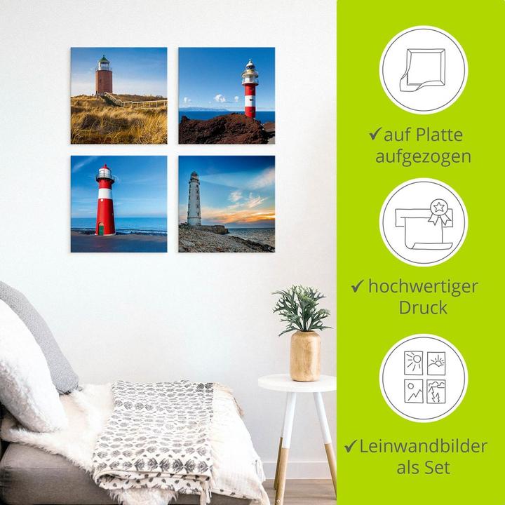 Produktbild Artland Leuchtturm am Meer C9AU (40x40 cm)