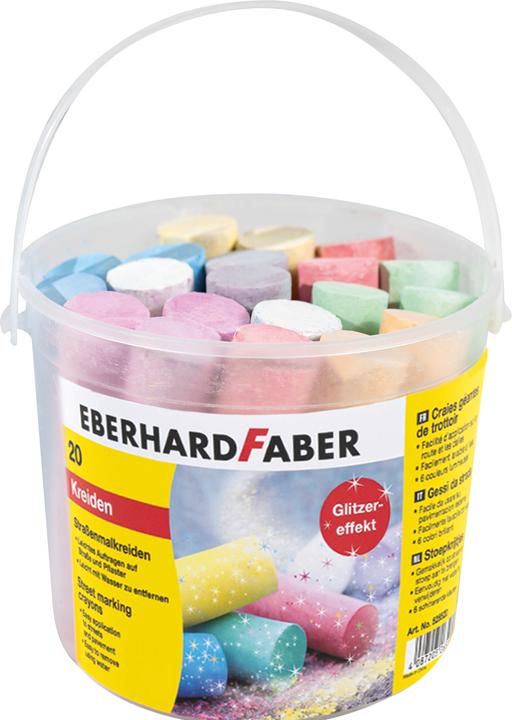 Image du produit EberhardFaber Paillettes de craie de rue (Multicolore, 20 x)