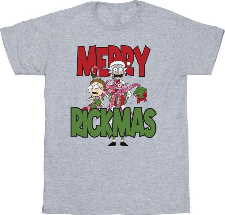 Actual product image Rick And Morty Mens Merry Rickmas T-Shirt (L)