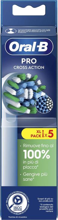 Braun Oral-B CrossAction Pro Replacement Brush Heads, 5 Brush Heads (5 x)