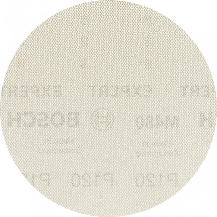 Bosch Professional Zubehör Expert M480 sanding net for random orbital sander, 125 mm, G 120, 5 pieces (120)