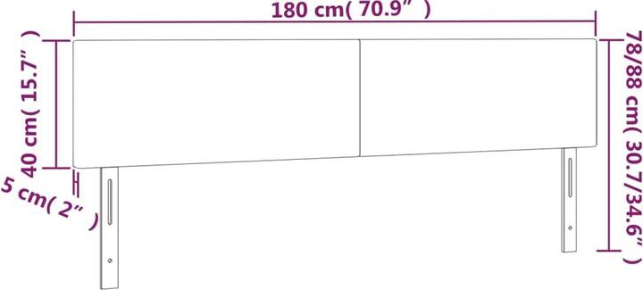 Produktbild VidaXL Conni (180 x 5 x 88 cm)