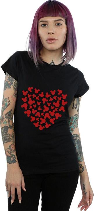 Image du produit Disney - T-shirt MICKEY MOUSE HEART SILHOUETTE - Femme (S)