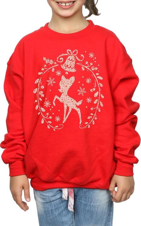 Immagine prodotto Disney Bambi Christmas Wreath Felpa Ragazze (128)