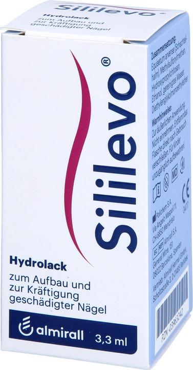 Produktbild Almirall Sililevo Hydrolack zum Aufbau und zur Kräftigung geschädigter Nägel, 3.3 ml Lösung (3.30 ml)