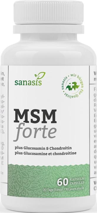 Immagine prodotto Sanasis MSM Glucosamina & Condroitina Capsula (60 Pezzo/i, Pillole, 84 g)