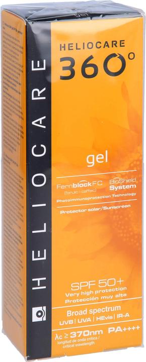 Actual product image Heliocare 360° gel SPF 50+ gel (Suntan cream, SPF 50, 50 ml)