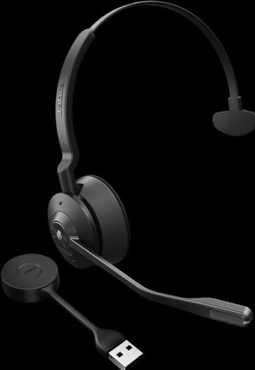 Image du produit Jabra Engage 55 SE MS Mono UNC(DECT, USB-A) incl. chargeur (Sans fil, USB-A)