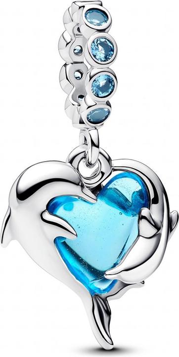 Produktbild Pandora Blauer Delfin-Anhänger aus Muranoglas (Muranoglas)