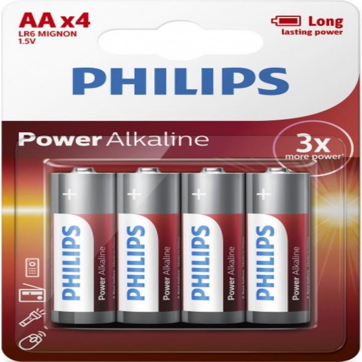 Actual product image Philips Power Alkaline (4 pcs., AA)
