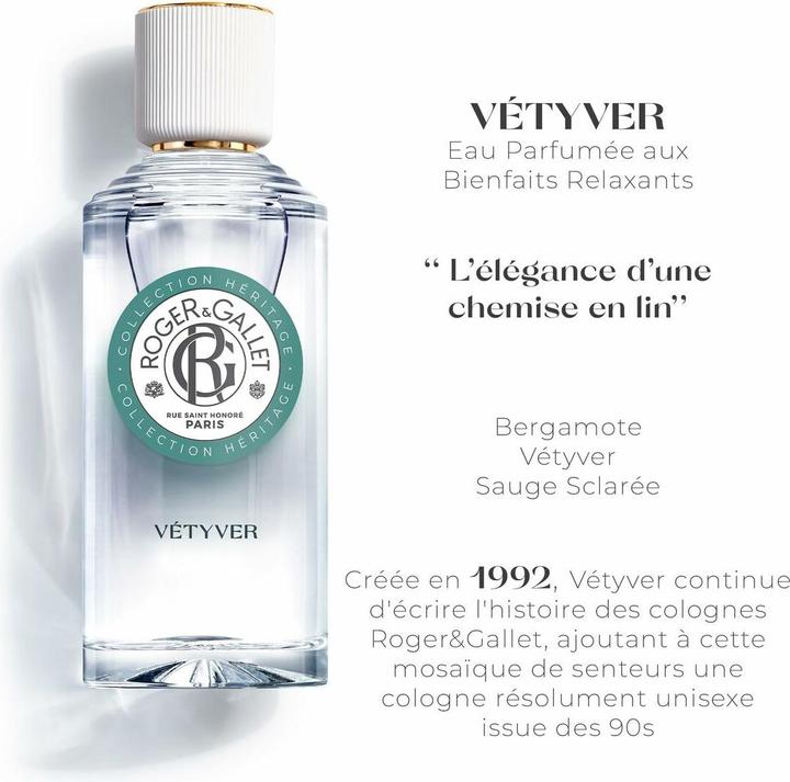 Actual product image Roger & Gallet Vetyver EPB One Shot 100 ml (Eau de toilette, 100 ml)
