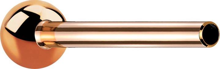 Star Piercing Micro Threadless Barbell-Stab rosegold mit Kugel (ohne Messing, Titan G23)