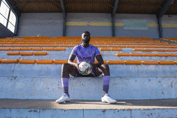 Actual product image Kipsta Men's/Women's Football Shirt short sleeve - Viralto II Parma blue/purple (L)