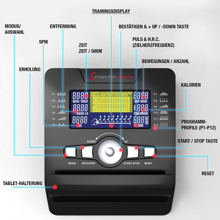 Actual product image Sportstech RSX500