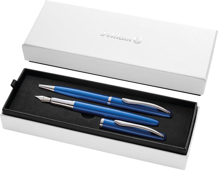 Produktbild Pelikan Füller&Kugelschreiber Jazz Noble Elegance Saphire Bl (Blau, Blue, 2 x)