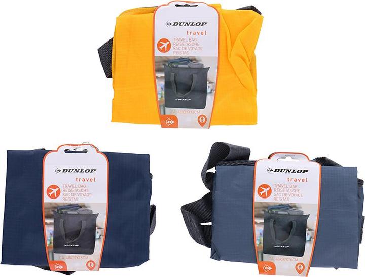 Actual product image Dunlop – Faltbare Reise-/Einkaufstasche, Handgepäck (Marineblau)