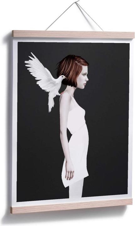 Produktbild Trenddeko Only you - Weisse Taube (80 x 100 cm)