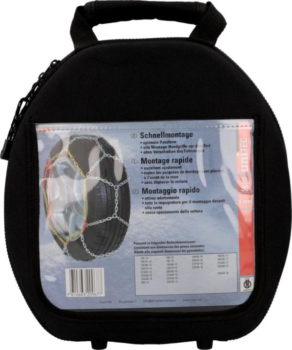 Actual product image Unitec Snow chain 9 mm, size 90