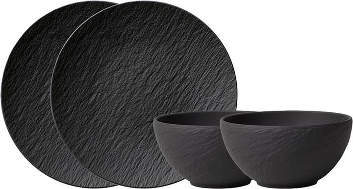Teller-Set, 4-teilig, für 2 Personen Manufacture Rock (4 pièce(s))