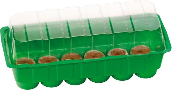 Image du produit Romberg Anzuchthaus S PLUS COCO 27,5 x 11,5 x 11 cm +12 Kokos-Quelltabletten