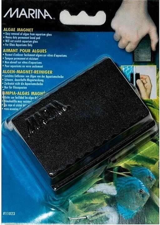 Actual product image Marina Magnetic disk cleaner L 8x6x3.5cm (Aquarium cleaning, Magnetic cleaner)