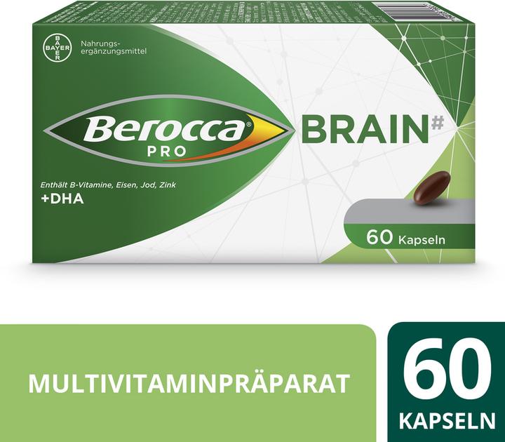 Image du produit Berocca PRO Brain capsules (60 pièce(s), Capsules, 117 g)