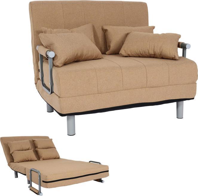 Produktbild Swisshandel24 Schlafsessel HWC-K29, Klappsessel Schlafsofa Gästebett Relaxsessel, Liegefläche 186x97cm Stoff/Tex